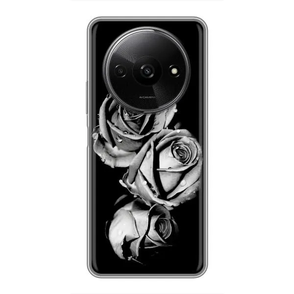 Чехол с принтом «Черная роза» для Xiaomi Redmi A3 Чехол с принтом «Черная роза» для Xiaomi Redmi A3