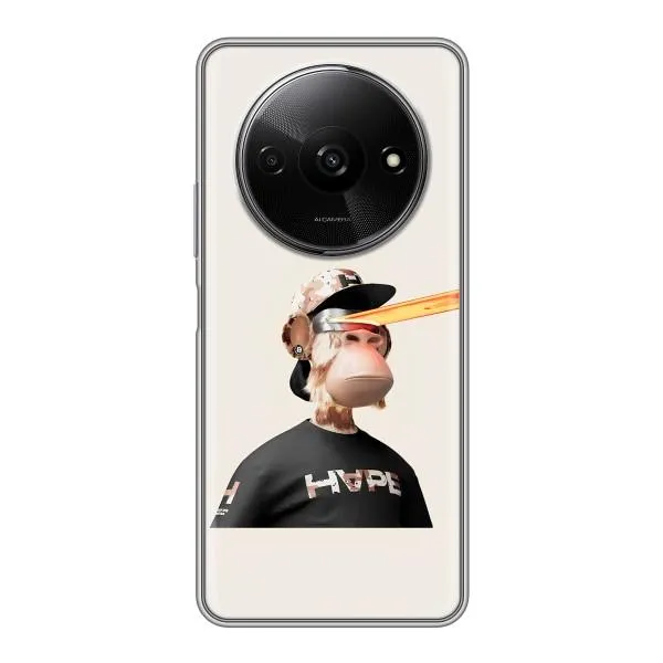 Чехол с принтом «обезьяна NFT в очках» для Xiaomi Redmi A3