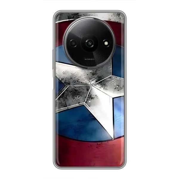 Чехол с принтом «Щит Капитана Америки» для Xiaomi Redmi A3 Чехол с принтом «Щит Капитана Америки» для Xiaomi Redmi A3