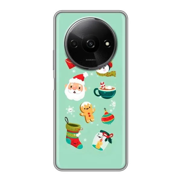 Чехол с принтом «Настроение НГ» для Xiaomi Redmi A3 Чехол с принтом «Настроение НГ» для Xiaomi Redmi A3