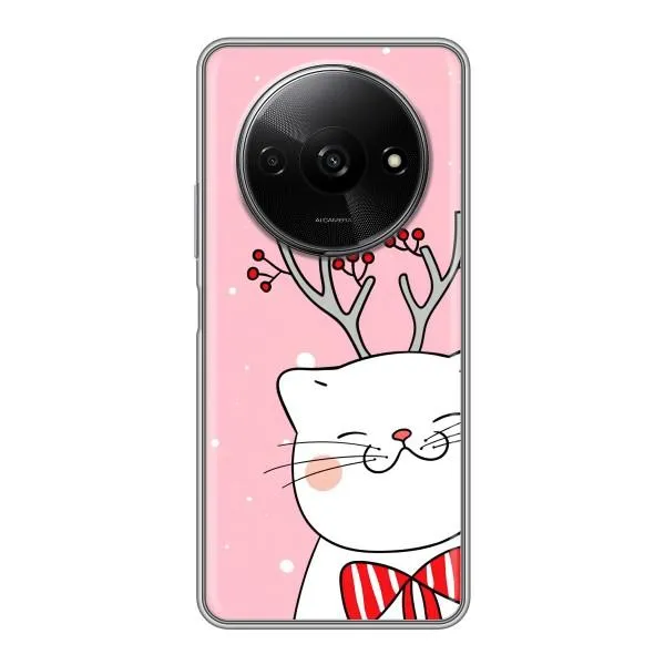 Чехол с принтом «Зимний кот» для Xiaomi Redmi A3 Чехол с принтом «Зимний кот» для Xiaomi Redmi A3