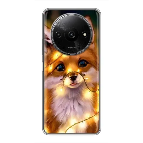 Чехол с принтом «Лисичка в гирляндах» для Xiaomi Redmi A3x