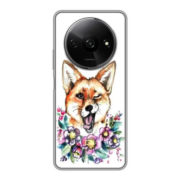 Чехол с принтом «Веселая лисичка» для Xiaomi Redmi A3x
