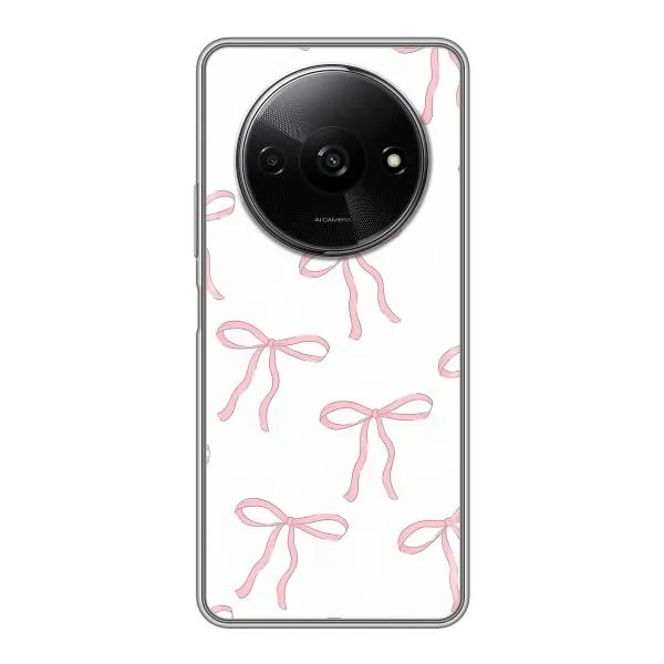 Чохол з принтом «Рожеві бантики» для Xiaomi Redmi A3x Чохол з принтом «Рожеві бантики» для Xiaomi Redmi A3x