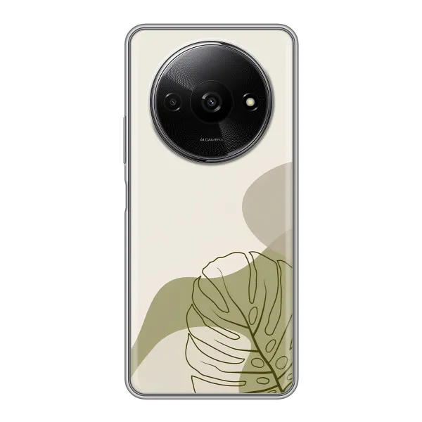 Чохол з принтом «Зелена монстера дизайн» для Xiaomi Redmi A3x