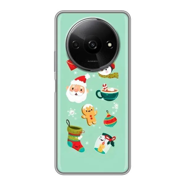 Чехол с принтом «Настроение НГ» для Xiaomi Redmi A3x Чехол с принтом «Настроение НГ» для Xiaomi Redmi A3x