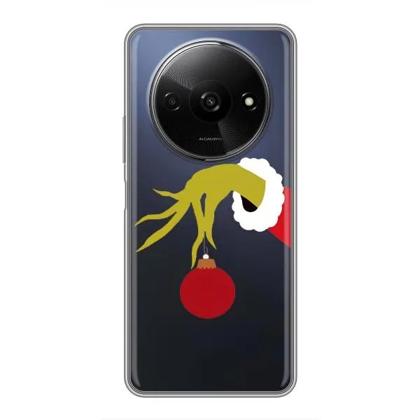Чехол с принтом «Гринч с игрушкой» для Xiaomi Redmi A3x