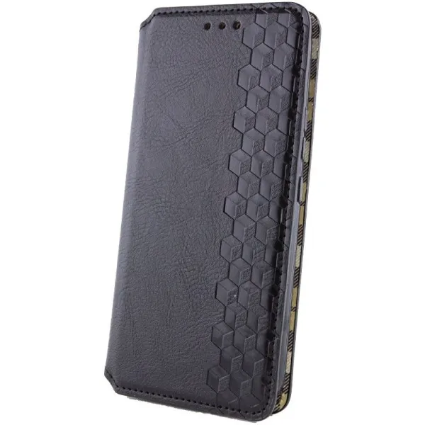 Шкіряний чохол-книжка GETMAN Cubic (PU) для Xiaomi Redmi A5 / Poco C71 — Чорний — фото 2