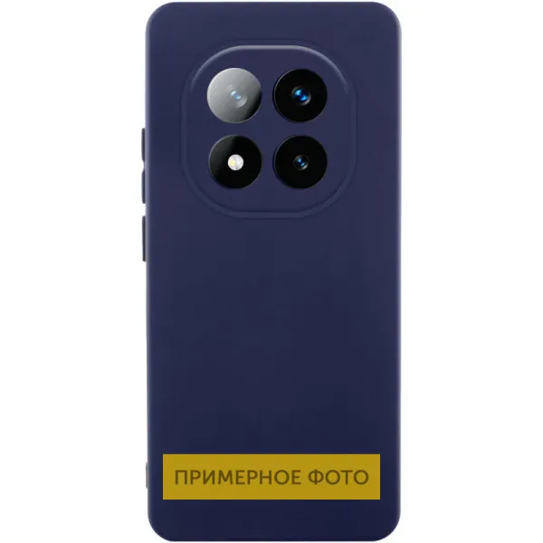 Чохол Silicone Cover Lakshmi Full Camera (AAA) для Xiaomi Redmi A5 / Poco C71 — Темно-синій