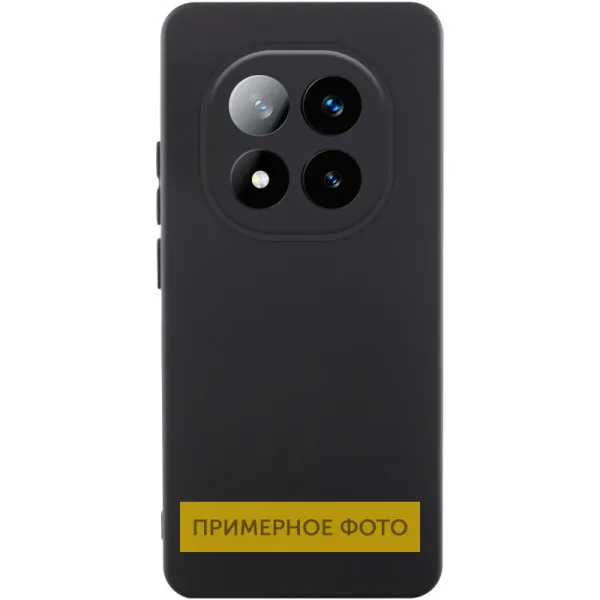Чохол Silicone Cover Lakshmi Full Camera (AAA) для Xiaomi Redmi A5 / Poco C71 — Чорний — фото 1