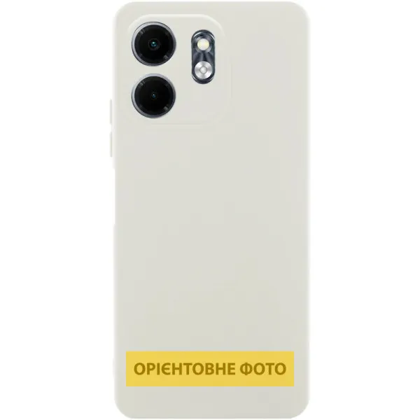 Чохол TPU GETMAN Liquid Silk Full Camera для Xiaomi Redmi A5 / Poco C71 — Білий