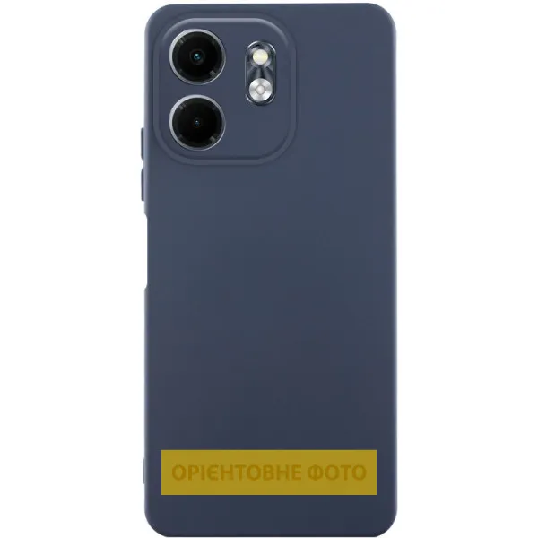 Чохол TPU GETMAN Liquid Silk Full Camera для Xiaomi Redmi A5 / Poco C71 — Синій — фото 3