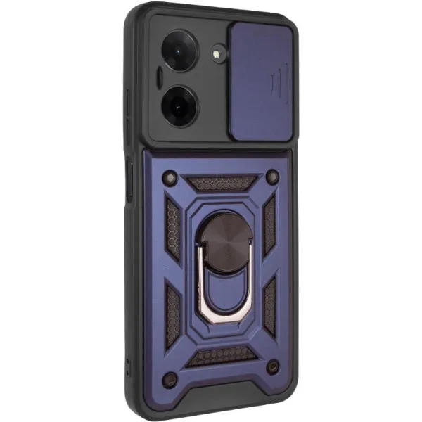 Чохол Ummi Camshield Serge Ring для Xiaomi Redmi A5 / Poco C71 — Синій — фото 1