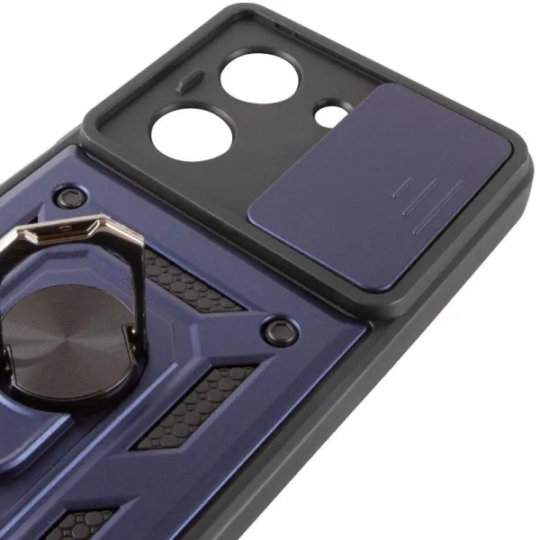 Чохол Ummi Camshield Serge Ring для Xiaomi Redmi A5 / Poco C71 — Синій — фото 5