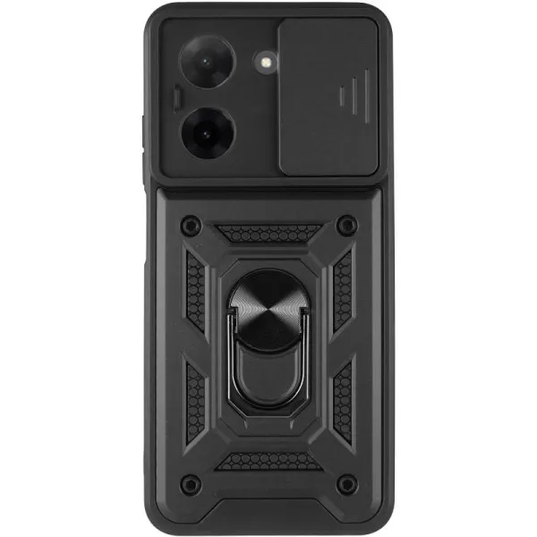 Чохол Ummi Camshield Serge Ring для Xiaomi Redmi A5 / Poco C71 — Чорний — фото 2