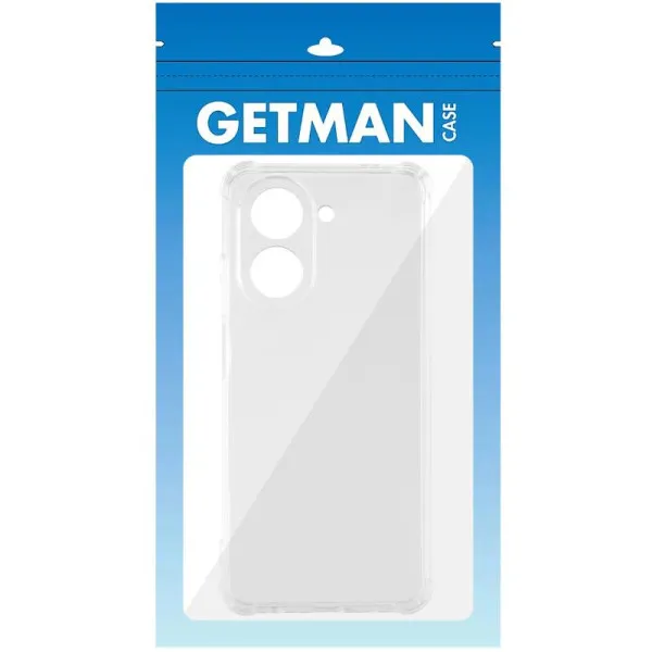 TPU чохол GETMAN Ease logo посилені кути Full Camera для Xiaomi Redmi A5 / Poco C71 — Прозорий — фото 5 TPU чохол GETMAN Ease logo посилені кути Full Camera для Xiaomi Redmi A5 / Poco C71 — Прозорий — фото 5