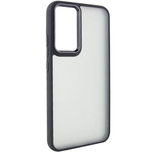 Чехол TPU+PC Lyon Frosted для Xiaomi Redmi A7 Pro 4G / Poco C81 — Черный — фото 1
