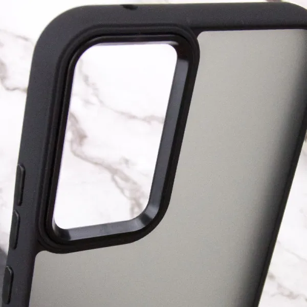 Чехол TPU+PC Lyon Frosted для Xiaomi Redmi A7 Pro 4G / Poco C81 — Черный — фото 5