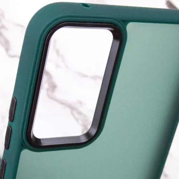 Чехол TPU+PC Lyon Frosted для Xiaomi Redmi A7 Pro 4G / Poco C81 — Зеленый — фото 5