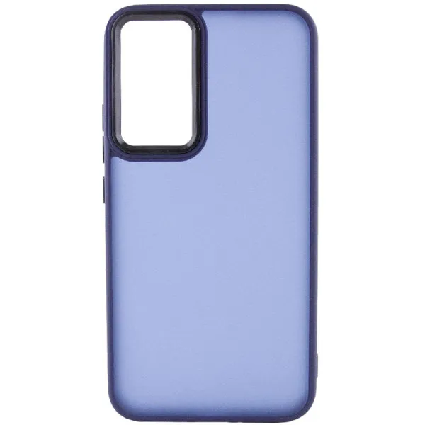 Чехол TPU+PC Lyon Frosted для Xiaomi Redmi A7 Pro 4G / Poco C81 — Темно-синий — фото 2