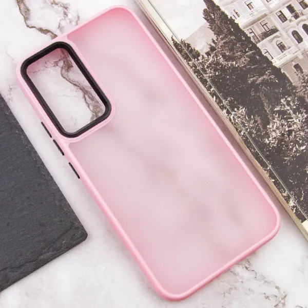 Чехол TPU+PC Lyon Frosted для Xiaomi Redmi A7 Pro 4G / Poco C81 — Розовый — фото 4