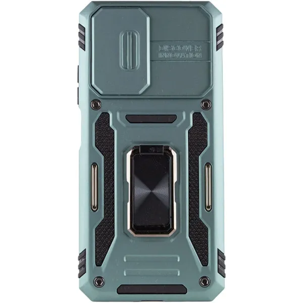 Ударостійкий чохол Camshield Army Ring для Xiaomi Redmi A7 Pro 4G / Poco C81 / C81 Pro — Зелений — фото 2