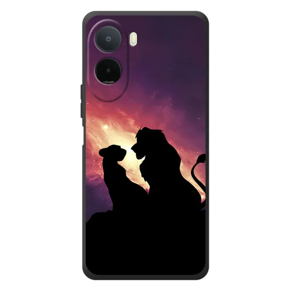 Чехол с принтом «Силуэт Симба и Налу» для Xiaomi Redmi A7 Pro