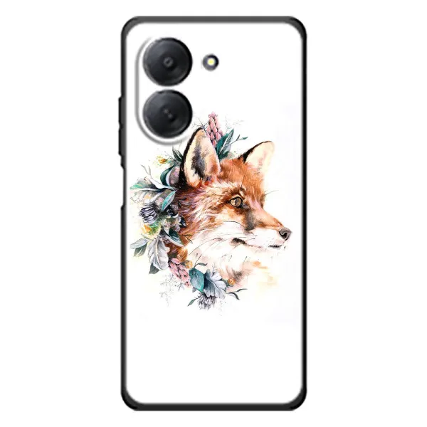 Чохол з принтом «Лиса в квітах» для Xiaomi Redmi A7 Чохол з принтом «Лиса в квітах» для Xiaomi Redmi A7