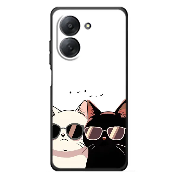 Чохол з принтом «Коти в окулярах» для Xiaomi Redmi A7 Чохол з принтом «Коти в окулярах» для Xiaomi Redmi A7