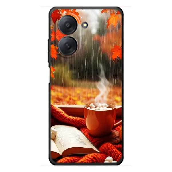 Чехол с принтом «Кофе и дождь» для Xiaomi Redmi A7 Чехол с принтом «Кофе и дождь» для Xiaomi Redmi A7