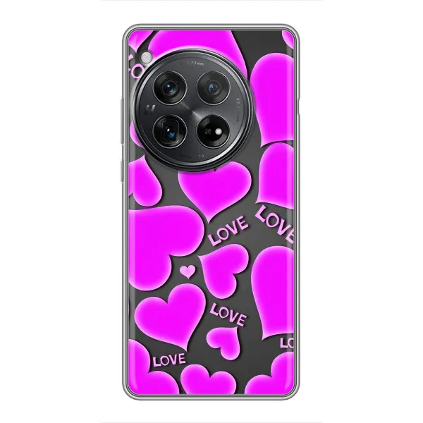 Чехол с принтом «Pink hearts» для Xiaomi Redmi K80 Pro