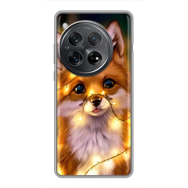 Чехол с принтом «Лисичка в гирляндах» для Xiaomi Redmi K80 Pro