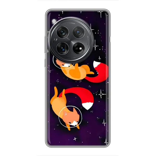 Чехол с принтом «Лисички космонавты» для Xiaomi Redmi K80 Pro