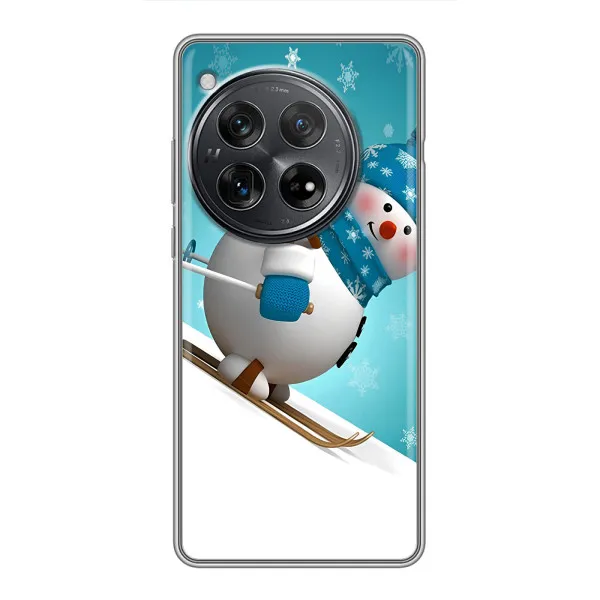 Чехол с принтом «Снеговик на лыжах» для Xiaomi Redmi K80 Pro