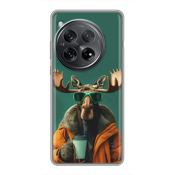 Чехол с принтом «Лось с кофе» для Xiaomi Redmi K80