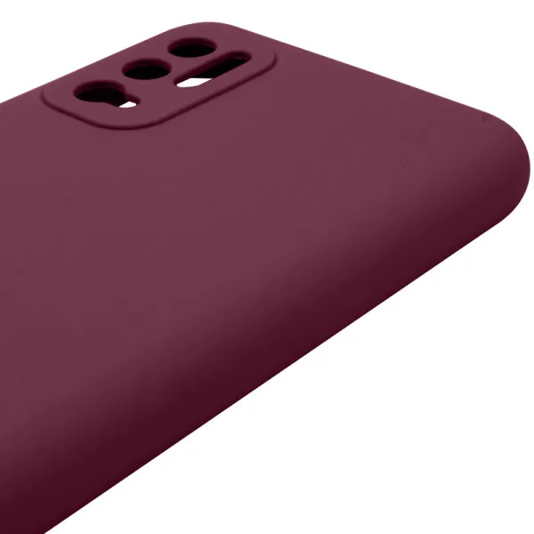 Чехол Silicone Cover Lakshmi Full Camera (AAA) для Xiaomi Redmi Note 10 5G — Бордовый — фото 3 Чехол Silicone Cover Lakshmi Full Camera (AAA) для Xiaomi Redmi Note 10 5G — Бордовый — фото 3