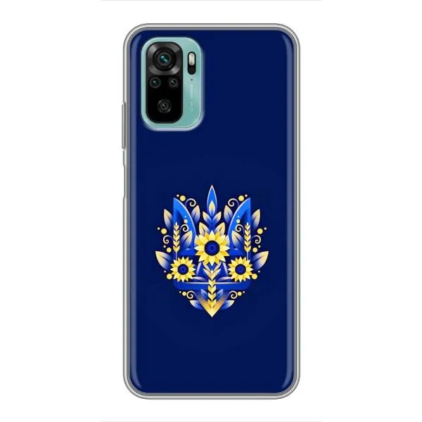 Чохол з принтом «Квітковий Герб» для Xiaomi Redmi Note 10 5G