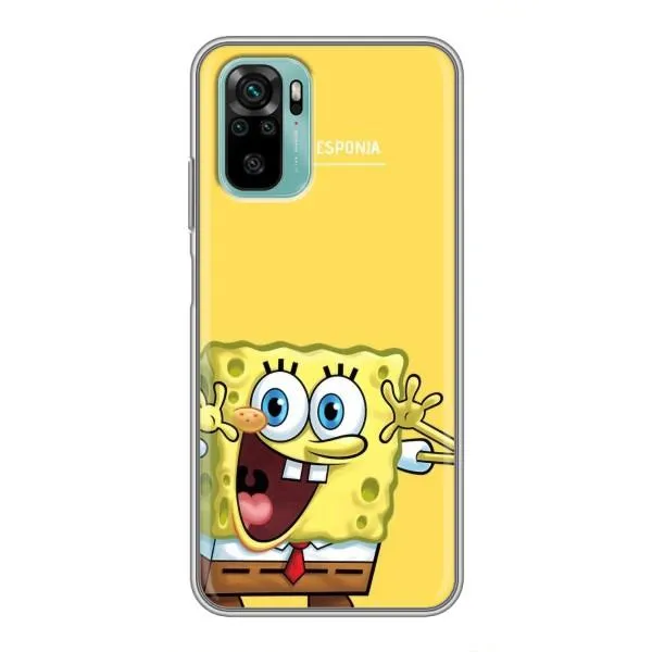 Чехол с принтом «Губка Боб» для Xiaomi Redmi Note 10 5G Чехол с принтом «Губка Боб» для Xiaomi Redmi Note 10 5G