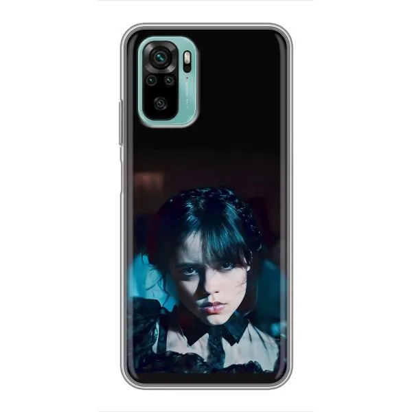 Чехол с принтом «взгляд Уэнздей» для Xiaomi Redmi Note 10 5G Чехол с принтом «взгляд Уэнздей» для Xiaomi Redmi Note 10 5G