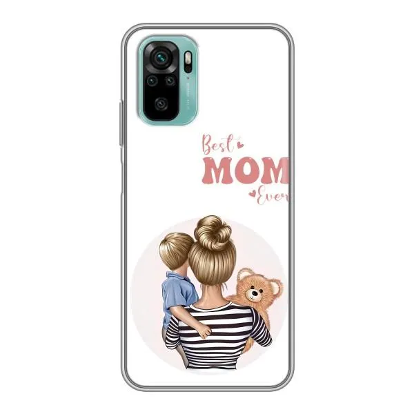 Чехол с принтом «Мама и сын» для Xiaomi Redmi Note 10 5G