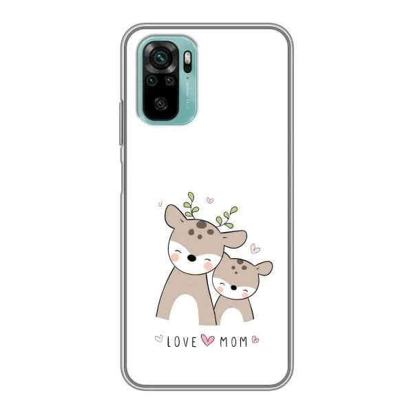Чехол с принтом «Оленята мама и малыш» для Xiaomi Redmi Note 10 5G