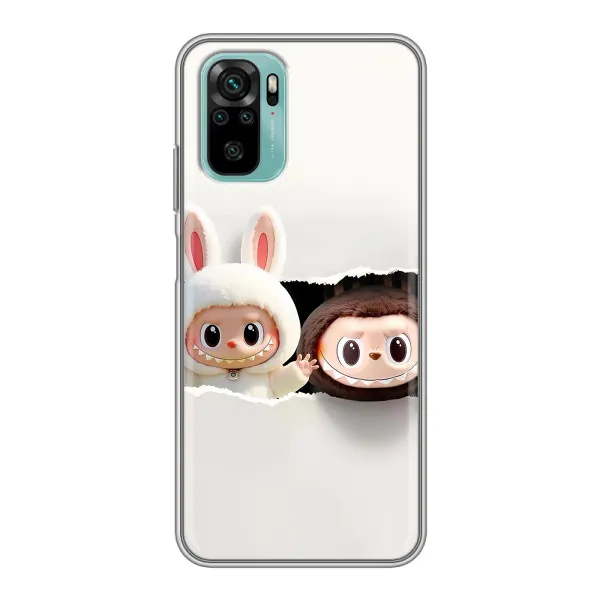 Чехол с принтом «Лабубу» для Xiaomi Redmi Note 10 5G