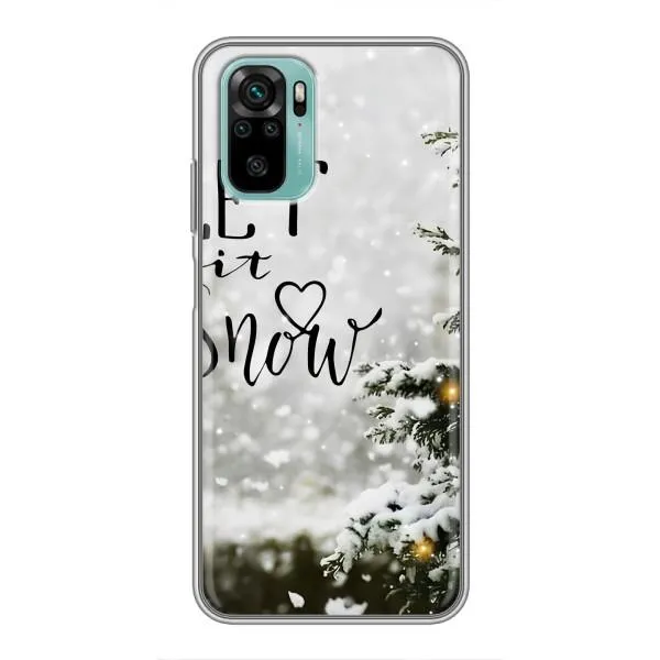 Чехол с принтом «Let it snow» для Xiaomi Redmi Note 10 5G