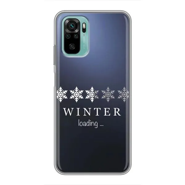 Чехол с принтом «Winter loading» для Xiaomi Redmi Note 10 5G