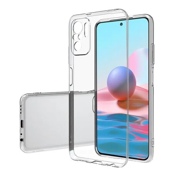 TPU чехол Epic Transparent 1,5mm Full Camera для Xiaomi Redmi Note 10 Pro / 10 Pro Max — Прозрачный