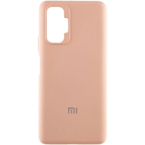 Чехол Silicone Cover Full Protective (AA) для Xiaomi Redmi Note 10 Pro / 10 Pro Max — Розовый — фото 1