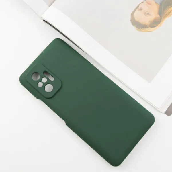 Чехол Silicone Cover Lakshmi Full Camera (AAA) для Xiaomi Redmi Note 10 Pro / 10 Pro Max — Зеленый — фото 2