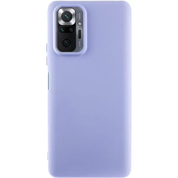 Чохол Silicone Cover Ummi Lakshmi (AA) для Xiaomi Redmi Note 10 Pro / 10 Pro Max — Бузковий