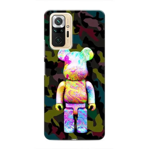Чехол с принтом «Яркий Bearbrick» для Xiaomi Redmi Note 10 Pro
