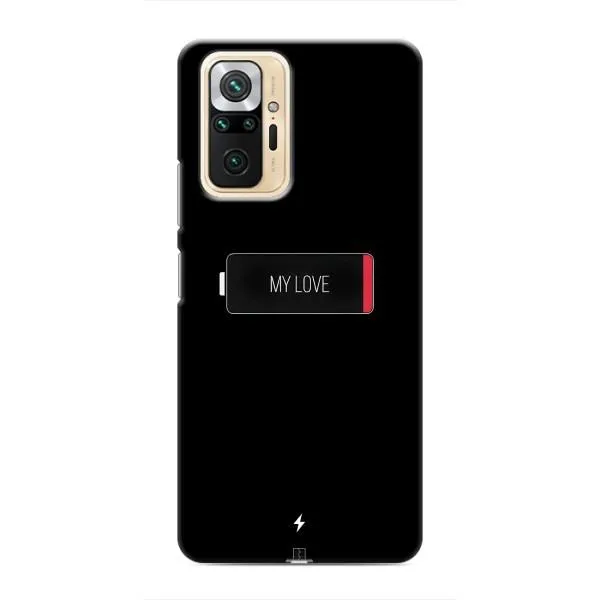 Чехол с принтом «Love battery» для Xiaomi Redmi Note 10 Pro Чехол с принтом «Love battery» для Xiaomi Redmi Note 10 Pro